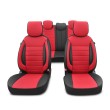 Coprisedili auto similpelle sport rosso