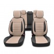 Coprisedili auto similpelle sport beige
