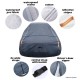 Telo copriauto PVC (grigio scuro)